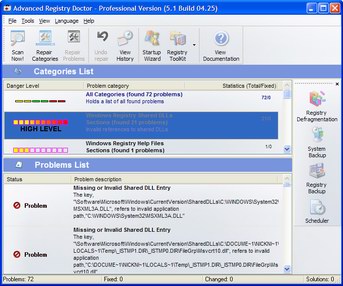 Advanced Registry Doctor Lite 9.12.8.1022 screenshot